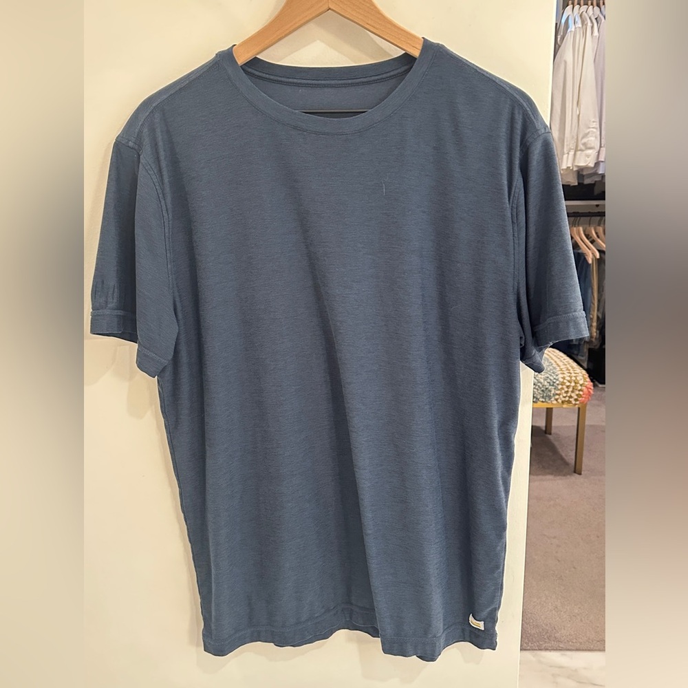 Vuori Blue Short Sleeve Tee Classic Crew